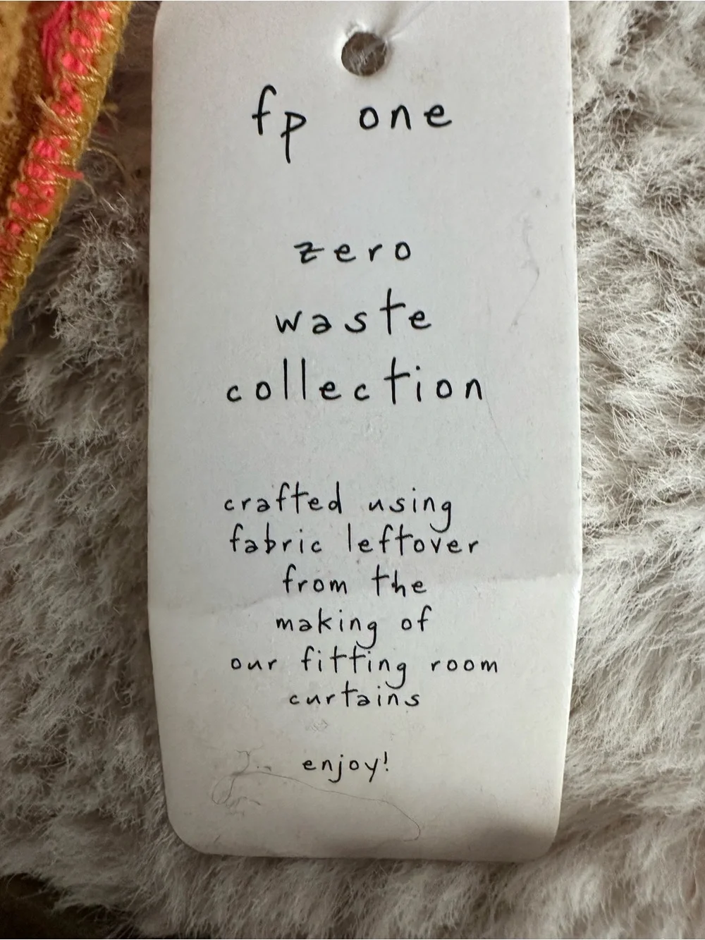 NWT Free People One Up cycled Lanyard. Excellent condition